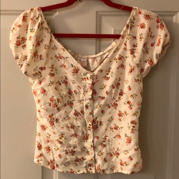 Floral Button-Up - Picture 1 of 4